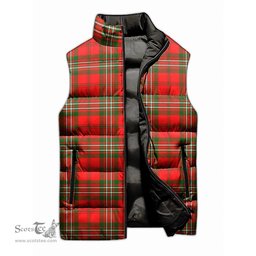 Scottish Langlands Tartan Tartan Puffer Vest, Tartan Plaid Sleeveless Down Jacket Scottish Plaid Tartan Plaid - ScotsTee - scotstee.com