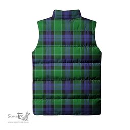 Scottish Haldane Tartan Tartan Puffer Vest, Tartan Plaid Sleeveless Down Jacket Scottish Plaid Tartan Plaid - ScotsTee - scotstee.com