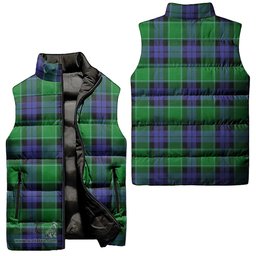 Scottish Haldane Tartan Tartan Puffer Vest, Tartan Plaid Sleeveless Down Jacket Scottish Plaid Tartan Plaid - ScotsTee - scotstee.com
