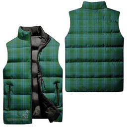 Scottish Irvine of Bonshaw Tartan Tartan Puffer Vest, Tartan Plaid Sleeveless Down Jacket Scottish Plaid Tartan Plaid - ScotsTee - scotstee.com