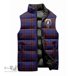 Scottish Home Modern Clan Tartan Puffer Vest, Family Crest Plaid Sleeveless Down Jacket Scottish Plaid Tartan Plaid - ScotsTee - scotstee.com