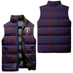 Scottish Home Modern Clan Tartan Puffer Vest, Family Crest Plaid Sleeveless Down Jacket Scottish Plaid Tartan Plaid - ScotsTee - scotstee.com