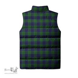 Scottish Keith Modern Clan Tartan Puffer Vest, Family Crest Plaid Sleeveless Down Jacket Scottish Plaid Tartan Plaid - ScotsTee - scotstee.com