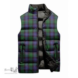 Scottish Galbraith Tartan Tartan Puffer Vest, Tartan Plaid Sleeveless Down Jacket Scottish Plaid Tartan Plaid - ScotsTee - scotstee.com