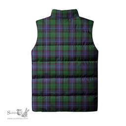 Scottish Galbraith Tartan Tartan Puffer Vest, Tartan Plaid Sleeveless Down Jacket Scottish Plaid Tartan Plaid - ScotsTee - scotstee.com