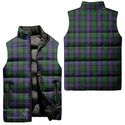Scottish Galbraith Tartan Tartan Puffer Vest, Tartan Plaid Sleeveless Down Jacket Scottish Plaid Tartan Plaid - ScotsTee - scotstee.com