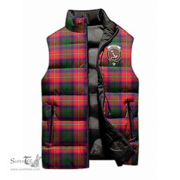 Scottish Hopkirk Clan Tartan Puffer Vest, Family Crest Plaid Sleeveless Down Jacket Scottish Plaid Tartan Plaid - ScotsTee - scotstee.com