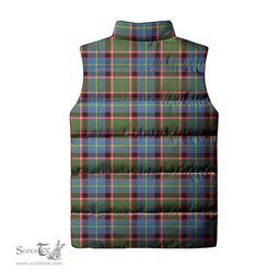 Scottish Glass Clan Tartan Puffer Vest, Family Crest Plaid Sleeveless Down Jacket Scottish Plaid Tartan Plaid - ScotsTee - scotstee.com