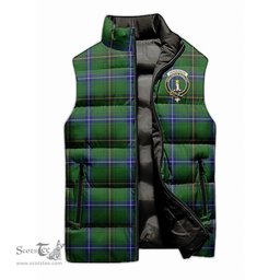 Scottish Henderson Modern Clan Tartan Puffer Vest, Family Crest Plaid Sleeveless Down Jacket Scottish Plaid Tartan Plaid - ScotsTee - scotstee.com