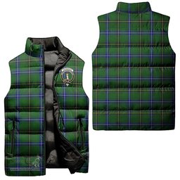Scottish Henderson Modern Clan Tartan Puffer Vest, Family Crest Plaid Sleeveless Down Jacket Scottish Plaid Tartan Plaid - ScotsTee - scotstee.com