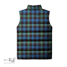 Scottish Guthrie Ancient Clan Tartan Puffer Vest, Family Crest Plaid Sleeveless Down Jacket Scottish Plaid Tartan Plaid - ScotsTee - scotstee.com