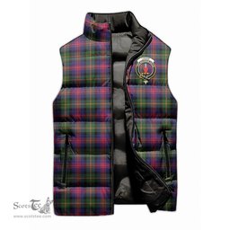 Scottish Logan Modern Clan Tartan Puffer Vest, Family Crest Plaid Sleeveless Down Jacket Scottish Plaid Tartan Plaid - ScotsTee - scotstee.com