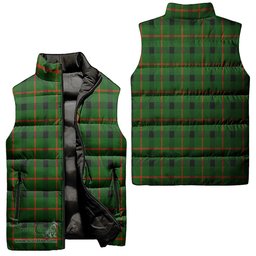 Scottish Kincaid Modern Tartan Tartan Puffer Vest, Tartan Plaid Sleeveless Down Jacket Scottish Plaid Tartan Plaid - ScotsTee - scotstee.com