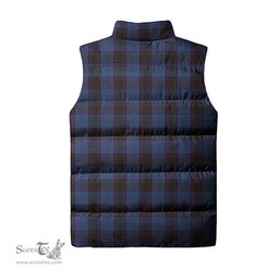 Scottish Home (Hume) Clan Tartan Puffer Vest, Family Crest Plaid Sleeveless Down Jacket Scottish Plaid Tartan Plaid - ScotsTee - scotstee.com