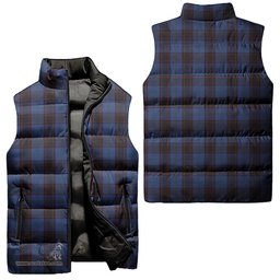 Scottish Home (Hume) Tartan Tartan Puffer Vest, Tartan Plaid Sleeveless Down Jacket Scottish Plaid Tartan Plaid - ScotsTee - scotstee.com