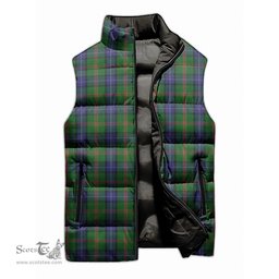 Scottish Jones Tartan Tartan Puffer Vest, Tartan Plaid Sleeveless Down Jacket Scottish Plaid Tartan Plaid - ScotsTee - scotstee.com