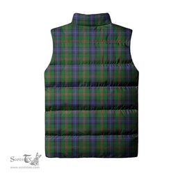 Scottish Jones Tartan Tartan Puffer Vest, Tartan Plaid Sleeveless Down Jacket Scottish Plaid Tartan Plaid - ScotsTee - scotstee.com