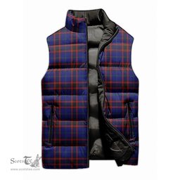 Scottish Home Modern Tartan Tartan Puffer Vest, Tartan Plaid Sleeveless Down Jacket Scottish Plaid Tartan Plaid - ScotsTee - scotstee.com