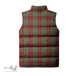 Scottish Leask Tartan Tartan Puffer Vest, Tartan Plaid Sleeveless Down Jacket Scottish Plaid Tartan Plaid - ScotsTee - scotstee.com
