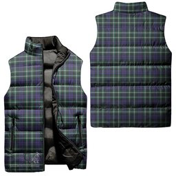 Scottish Graham of Montrose Modern Tartan Tartan Puffer Vest, Tartan Plaid Sleeveless Down Jacket Scottish Plaid Tartan Plaid - ScotsTee - scotstee.com
