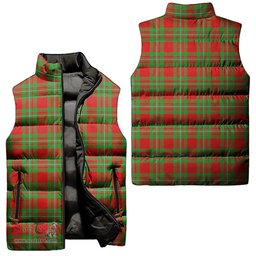 Scottish Grierson Tartan Tartan Puffer Vest, Tartan Plaid Sleeveless Down Jacket Scottish Plaid Tartan Plaid - ScotsTee - scotstee.com