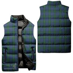 Scottish Hamilton Hunting Tartan Tartan Puffer Vest, Tartan Plaid Sleeveless Down Jacket Scottish Plaid Tartan Plaid - ScotsTee - scotstee.com