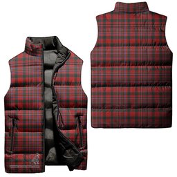 Scottish MacAlister Tartan Tartan Puffer Vest, Tartan Plaid Sleeveless Down Jacket Scottish Plaid Tartan Plaid - ScotsTee - scotstee.com