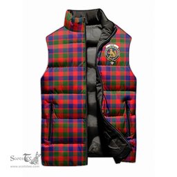 Scottish Gow Modern Clan Tartan Puffer Vest, Family Crest Plaid Sleeveless Down Jacket Scottish Plaid Tartan Plaid - ScotsTee - scotstee.com