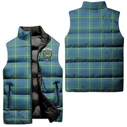 Scottish Hamilton Hunting Ancient Clan Tartan Puffer Vest, Family Crest Plaid Sleeveless Down Jacket Scottish Plaid Tartan Plaid - ScotsTee - scotstee.com