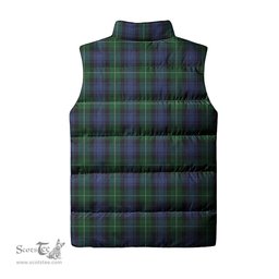 Scottish Lamont #2 Clan Tartan Puffer Vest, Family Crest Plaid Sleeveless Down Jacket Scottish Plaid Tartan Plaid - ScotsTee - scotstee.com