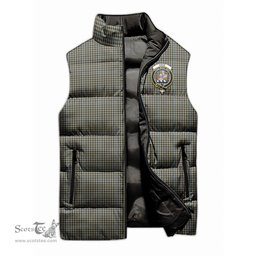 Scottish Haig Clan Tartan Puffer Vest, Family Crest Plaid Sleeveless Down Jacket Scottish Plaid Tartan Plaid - ScotsTee - scotstee.com