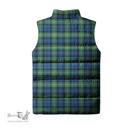 Scottish Gordon Ancient Tartan Tartan Puffer Vest, Tartan Plaid Sleeveless Down Jacket Scottish Plaid Tartan Plaid - ScotsTee - scotstee.com
