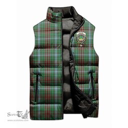 Scottish Gayre Clan Tartan Puffer Vest, Family Crest Plaid Sleeveless Down Jacket Scottish Plaid Tartan Plaid - ScotsTee - scotstee.com