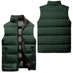 Scottish Graham Tartan Tartan Puffer Vest, Tartan Plaid Sleeveless Down Jacket Scottish Plaid Tartan Plaid - ScotsTee - scotstee.com