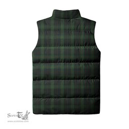 Scottish Gunn Logan Clan Tartan Puffer Vest, Family Crest Plaid Sleeveless Down Jacket Scottish Plaid Tartan Plaid - ScotsTee - scotstee.com