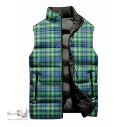 Scottish Graham of Montrose Ancient Tartan Tartan Puffer Vest, Tartan Plaid Sleeveless Down Jacket Scottish Plaid Tartan Plaid - ScotsTee - scotstee.com