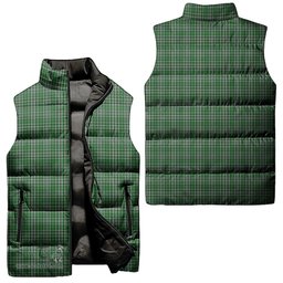 Scottish Gayre Dress Tartan Tartan Puffer Vest, Tartan Plaid Sleeveless Down Jacket Scottish Plaid Tartan Plaid - ScotsTee - scotstee.com