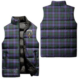 Scottish Guthrie Modern Clan Tartan Puffer Vest, Family Crest Plaid Sleeveless Down Jacket Scottish Plaid Tartan Plaid - ScotsTee - scotstee.com