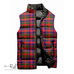 Scottish Gow Modern Tartan Tartan Puffer Vest, Tartan Plaid Sleeveless Down Jacket Scottish Plaid Tartan Plaid - ScotsTee - scotstee.com