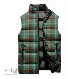 Scottish Gayre Tartan Tartan Puffer Vest, Tartan Plaid Sleeveless Down Jacket Scottish Plaid Tartan Plaid - ScotsTee - scotstee.com
