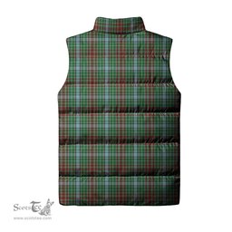 Scottish Gayre Tartan Tartan Puffer Vest, Tartan Plaid Sleeveless Down Jacket Scottish Plaid Tartan Plaid - ScotsTee - scotstee.com