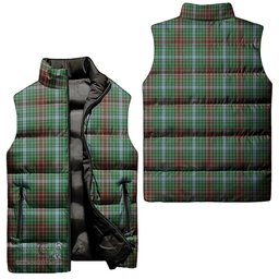 Scottish Gayre Tartan Tartan Puffer Vest, Tartan Plaid Sleeveless Down Jacket Scottish Plaid Tartan Plaid - ScotsTee - scotstee.com