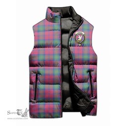 Scottish Lindsay Ancient Clan Tartan Puffer Vest, Family Crest Plaid Sleeveless Down Jacket Scottish Plaid Tartan Plaid - ScotsTee - scotstee.com