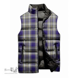 Scottish Livingston Dress Tartan Tartan Puffer Vest, Tartan Plaid Sleeveless Down Jacket Scottish Plaid Tartan Plaid - ScotsTee - scotstee.com