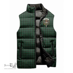 Scottish Graham Clan Tartan Puffer Vest, Family Crest Plaid Sleeveless Down Jacket Scottish Plaid Tartan Plaid - ScotsTee - scotstee.com