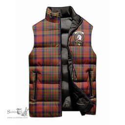 Scottish Hepburn Clan Tartan Puffer Vest, Family Crest Plaid Sleeveless Down Jacket Scottish Plaid Tartan Plaid - ScotsTee - scotstee.com
