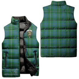 Scottish Hay Hunting Clan Tartan Puffer Vest, Family Crest Plaid Sleeveless Down Jacket Scottish Plaid Tartan Plaid - ScotsTee - scotstee.com