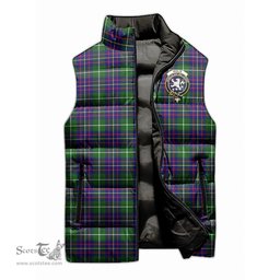 Scottish Inglis Modern Clan Tartan Puffer Vest, Family Crest Plaid Sleeveless Down Jacket Scottish Plaid Tartan Plaid - ScotsTee - scotstee.com