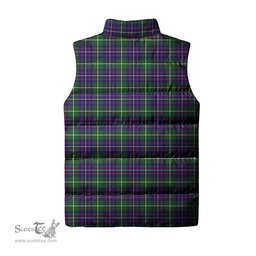 Scottish Inglis Modern Clan Tartan Puffer Vest, Family Crest Plaid Sleeveless Down Jacket Scottish Plaid Tartan Plaid - ScotsTee - scotstee.com