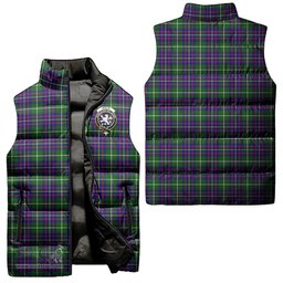 Scottish Inglis Modern Clan Tartan Puffer Vest, Family Crest Plaid Sleeveless Down Jacket Scottish Plaid Tartan Plaid - ScotsTee - scotstee.com